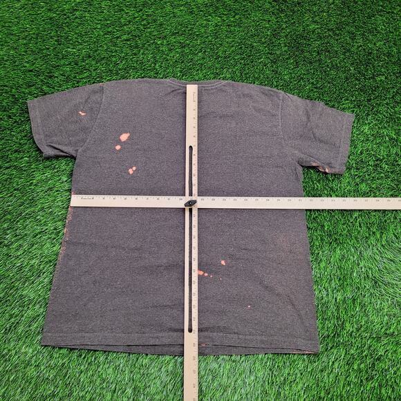 The Notorious B.I.G. Shirt Womens Large 21x25 Gray Bleached - Picture 3 of 11